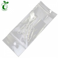 Fully Compostable Self adhensive Transparent Bag with Hanging Header