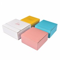 Custom Folding Corrugated Packaging Mailer Self Sealing Zipper Box