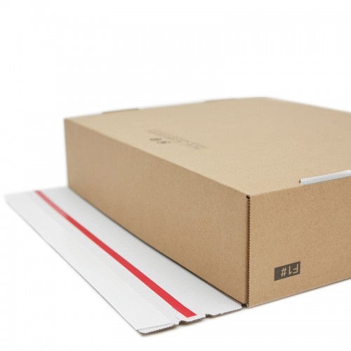 Custom Folding Corrugated Packaging Mailer Self Sealing Zipper Box