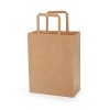 Kraft Paper Bag With Flat Handle