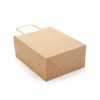 Kraft Paper Bag With Flat Handle