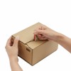 Custom 3ply/5ply Brown Corrugated Carton Mailer Zipper Open Box