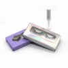Faux Mink Eye Lashes Box 25mm Mink Eyelashes Window Eyelash Packaging