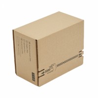 Custom 3ply/5ply Brown Corrugated Carton Mailer Zipper Open Box