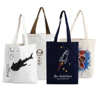 Custom Logo Printed Organic Cotton Canvas Tote Bag