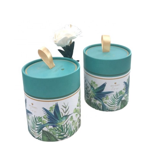 Paper Tube Packaging Food Grade Cardboard Cylinder Container for Tea Box Packaging