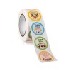 Kids DIY Gift THANK YOU Cartoon Paper Sticker Roll Stickers