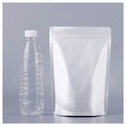 Silver Aluminum Foil Stand Up Food Bag