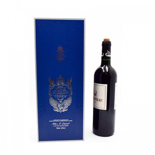 Luxury Cardboard Paper Box Magnetic Single Red Wine Bottle Gift Packaging Box