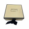 Luxury Cardboard Magnetic Foldable Gift Box With Ribbon Closure