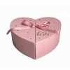 Custom Luxury Flower Gift Boxes Heart Shaped Love Rose Flower Box