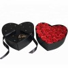 Custom Luxury Flower Gift Boxes Heart Shaped Love Rose Flower Box