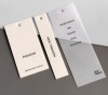 Luxury Three Pieces Suit Hanging Label Garment Tag