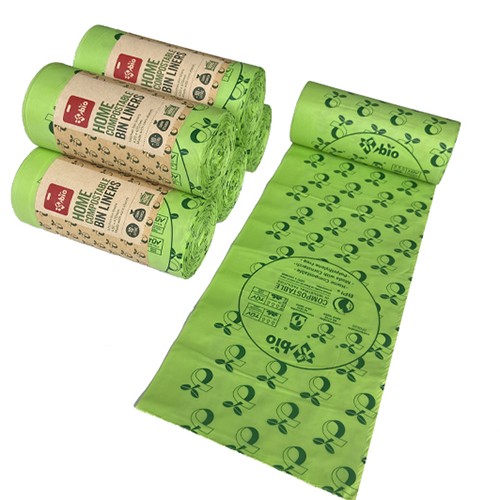 100% Biodegradable Plastic Garbage Bag Rolls