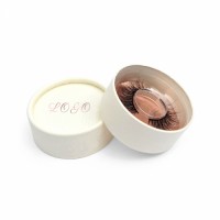 Custom Logo Round Eyelash Packaging Box