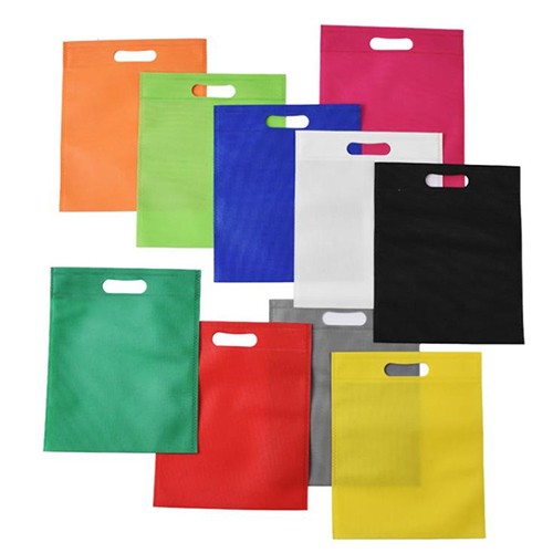 High Quality Customized Logo Multicolor Gift Non Woven Die Cut Bag