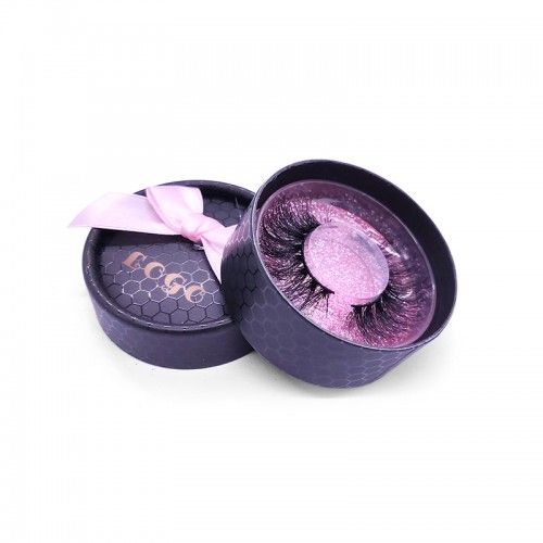 Custom Logo Round Eyelash Packaging Box