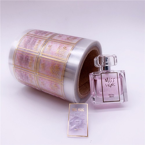 Gold Foil Label Stickers 10ML Luxury Perfume Bottle Labels