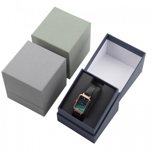 Luxury Rigid Paper Cardboard Watch Box Flip Off Rigid Box