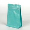 Coffee Bean Bag with Valve Flat Bottom Aluminum Foil Lining Food Bag
