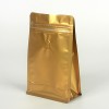 Coffee Bean Bag with Valve Flat Bottom Aluminum Foil Lining Food Bag