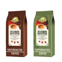 Custom Printed Zip Lock Stand Up Coffee Bags with One-way Valve