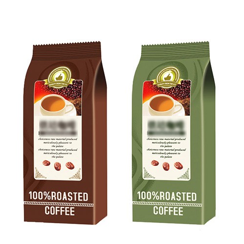 Custom Printed Zip Lock Stand Up Coffee Bags with One-way Valve