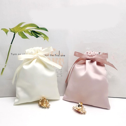 Small Size Satin bag Premium Jewelry String Pouch