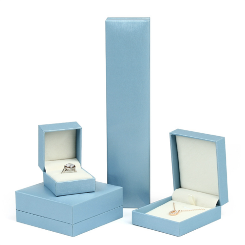 Luxury Leatherine Paper Jewelry Box Set Custom Fashion Jewelry Gift Box
