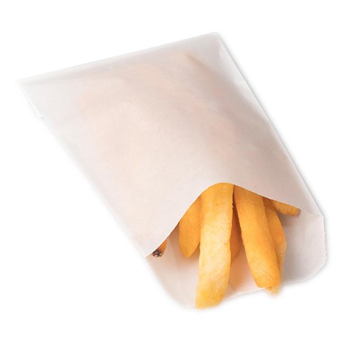Small Wax Coated Paper Bag for Chips, Cookies