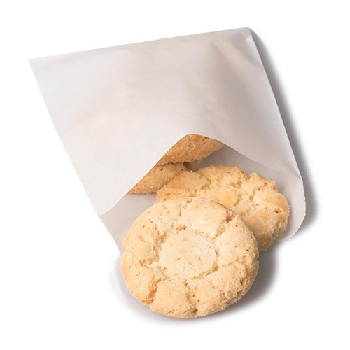 Small Wax Coated Paper Bag for Chips, Cookies