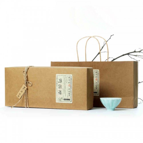 Creative Kraft Paper Sliding Drawer Box Packaging Envelope Sleeve Tea Box