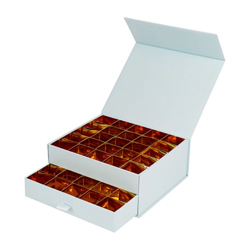 Luxury Candy Ruffles Chocolate Packaging Boxes Rigid Magnetic Chocolate Gift Box