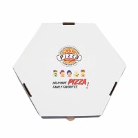 Paper Food Takeout Container Customized 23x23 Hexagonal Octagonal Pizza Boxes