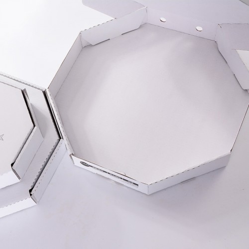Paper Food Takeout Container Customized 23x23 Hexagonal Octagonal Pizza Boxes
