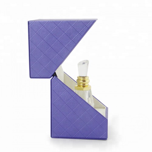 High-end Flip Top Perfume Box VIOLET Skincare Face Cream Jar Rigid Gift Box