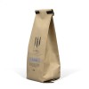 Flat Bottom Food Brown Kraft Paper Pouch Coffee Tea Packaging Bag Valve With Tin Tie