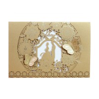 Premium Die Cut Wedding Invitation Envelope