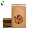 100% Recycled Kraft Paper Biodegradable Envelopes Courier Mailer Honeycomb Shock Resistance Mailer Paper Bag