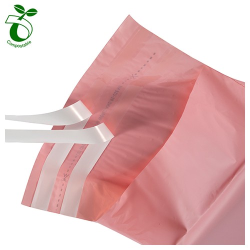 100% Biodegradable Compostable Poly Mailer Bags PINK