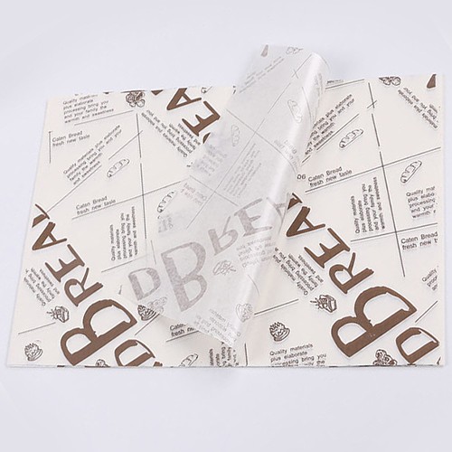 Biodegradable Sandwich Burger Wax Wrapping Paper Greaseproof Food Wrapping Paper