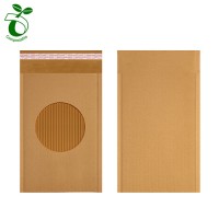 100% recycled Compostable Mailer Bag Kraft Paper Envolope Courier Mailer E fluet Shock Resistance Mailer Paper Bag