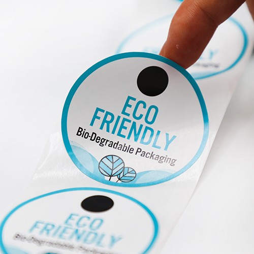 Eco Friendly Round Paper Sticker