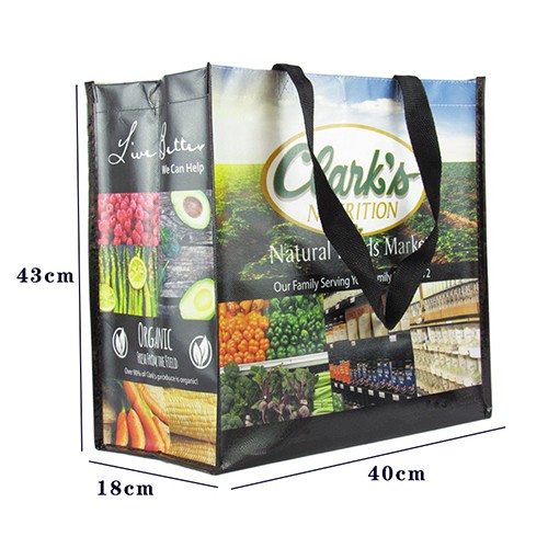 Matt Laminated Non-woven Shopping Bag with Full Printing