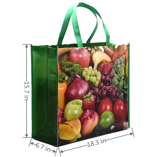 Matt Laminated Non-woven Shopping Bag with Full Printing