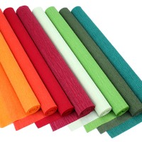 Premium Crepe Paper DIY Gift Wrapping Paper Crafts Birthday Wedding Holiday Paper 28 Colours Available