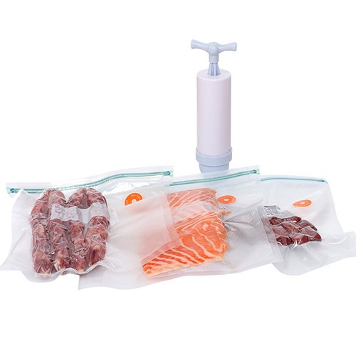 Bpa Free Portable Refrigerator Freezer Ziplock Bag Reusable Peva Fruits Vegetables Food Vacuum Storage Bags