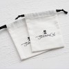 Customized Promotion Cotton Canvas Drawstring Small Pouch Bag