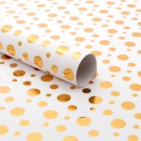 Spot Gold/Sliver Foil Wrapping Paper