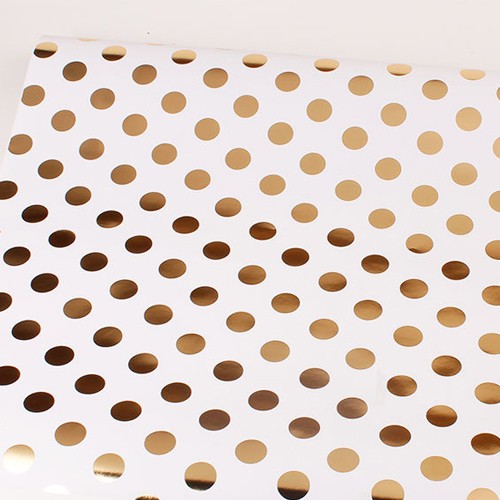 Spot Gold/Sliver Foil Wrapping Paper